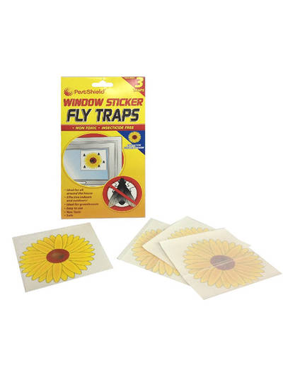 4Pcs Window Sticker Fly Traps TG8001010