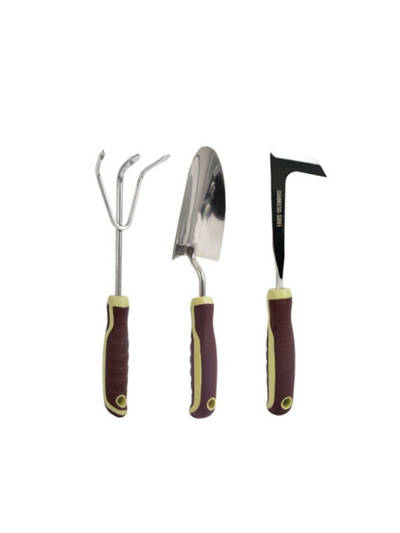 3pcs stainless steel garden tool set