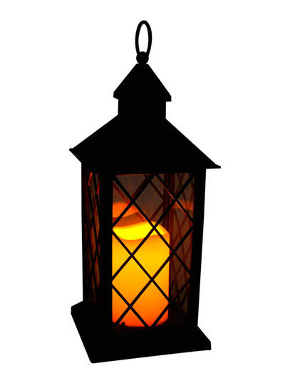 Candle lantern with grid TL0115002