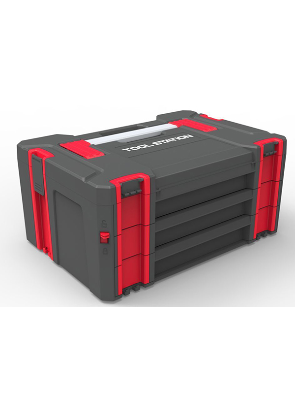 Aluminium Handle Tool Box with Drawer  TH6302034-L*3