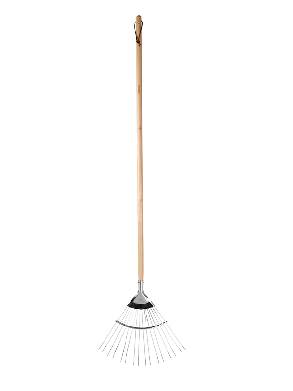 Wooden Handle Garden Leaf Rake TG22041005-E