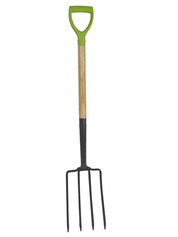 Wooden handle D type garden rake TG2602041-D