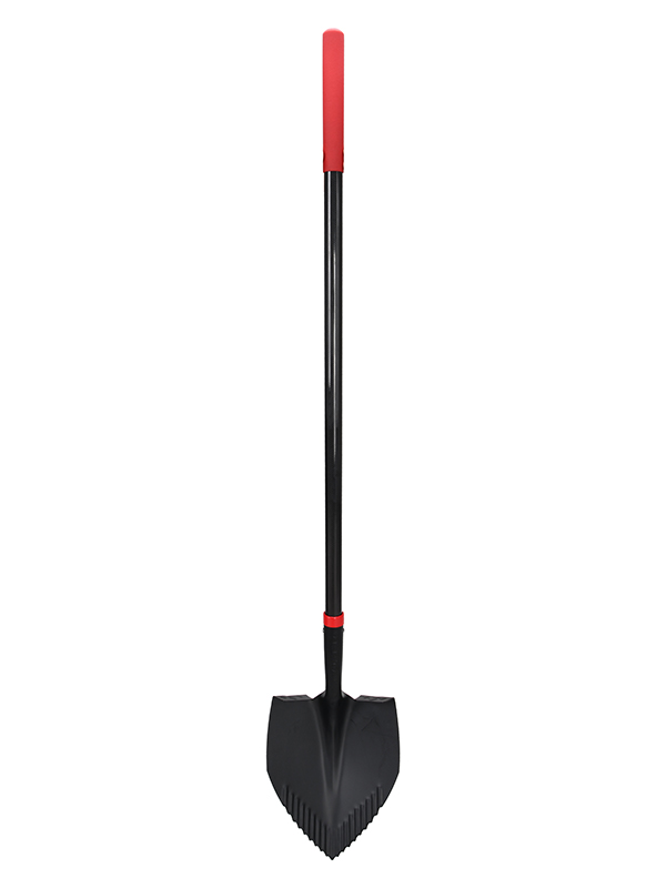 Long handle D-type round point shovel TG26033002