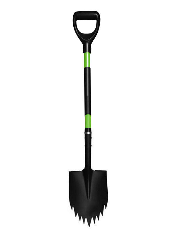 Garden D type handle serrated shovelTG26021009
