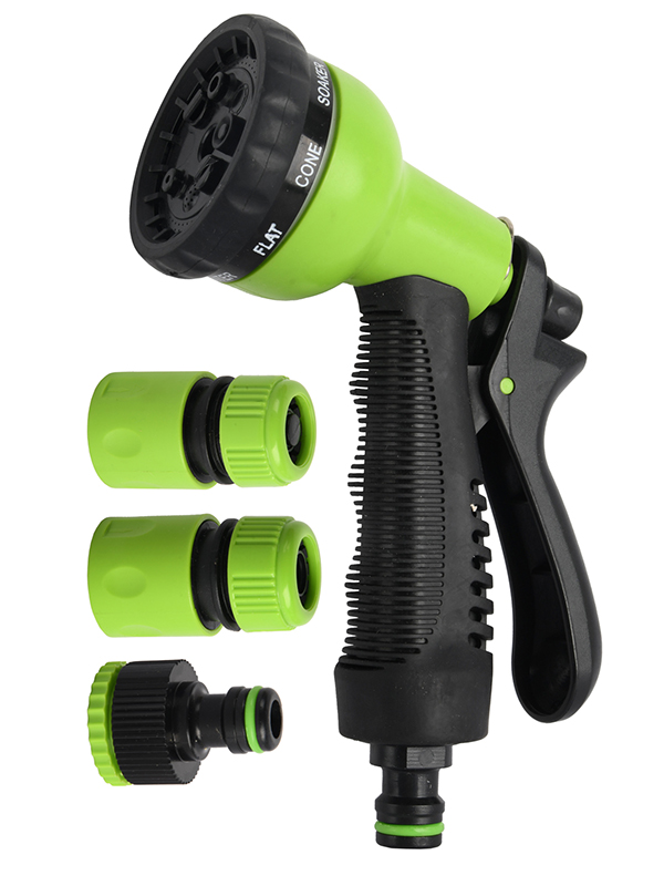 8-Pattern Plastic Spray Gun and Hose Set TG7206060