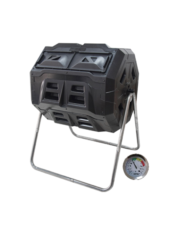 New 160L Compost Tumbler with Thermometer TG4204023