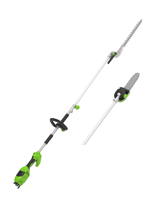 1000W 2 in 1 Pole Saw and Hedge Trimmer-GT107012